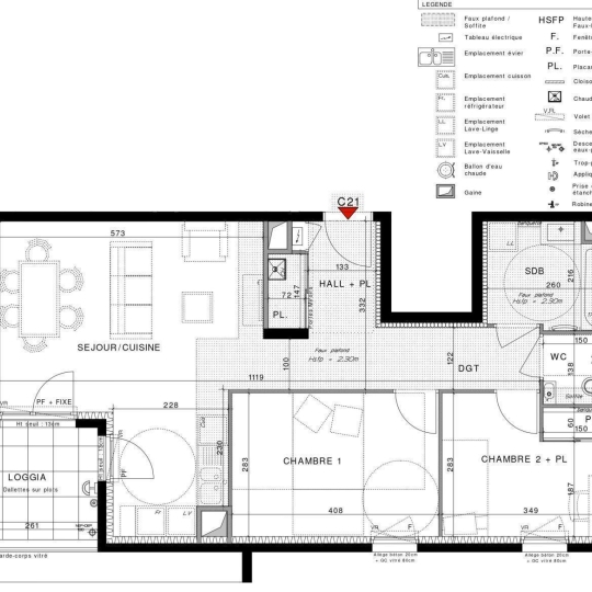  Annonces GENAS : Appartement | CHASSIEU (69680) | 65 m2 | 305 000 € 