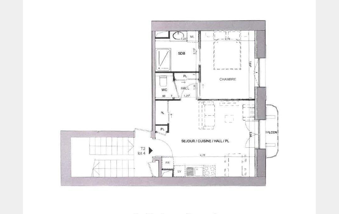 Annonces GENAS : Appartement | LYON (69005) | 37 m2 | 249 000 € 