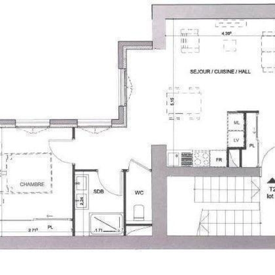  Annonces GENAS : Apartment | LYON (69005) | 45 m2 | 273 000 € 