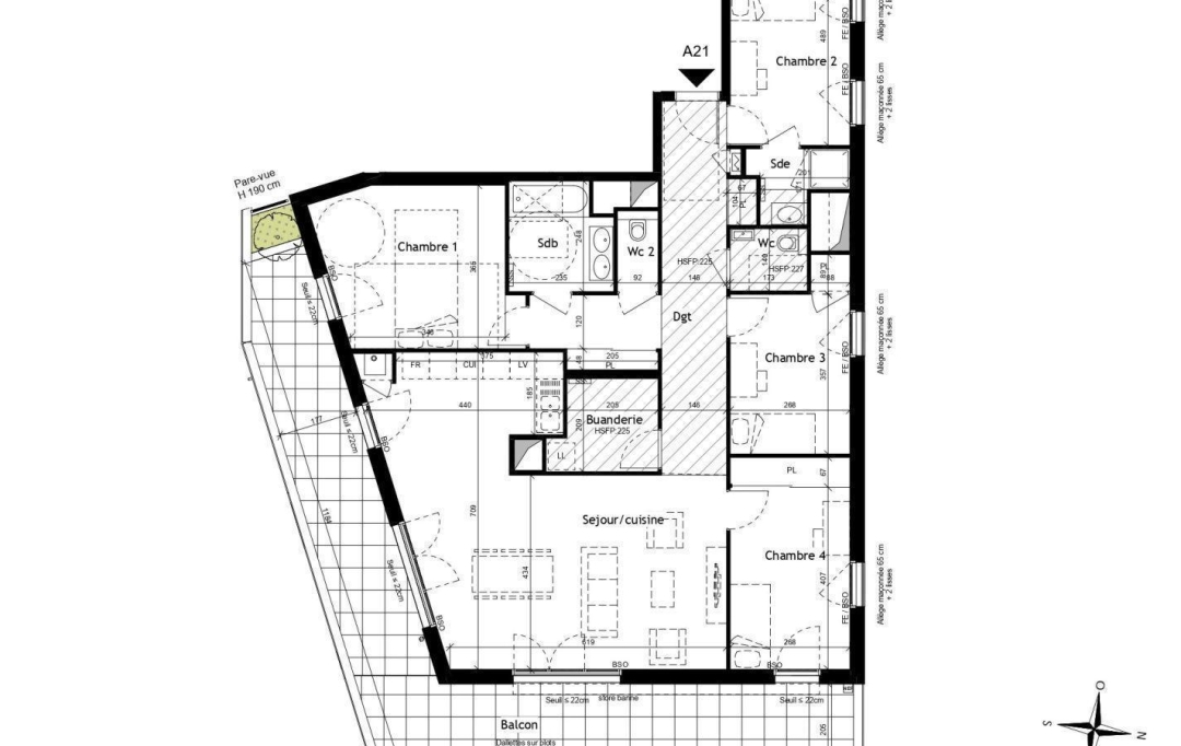 Annonces GENAS : Appartement | LYON (69009) | 130 m2 | 610 000 € 